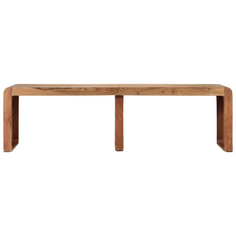 Houten Bankje – Zitbank – Tuinbank – Eetbank – Acaciahouten Bank – Massief Acaciahout – 160x38x45 cm – Duurzaam & Weerbestendig