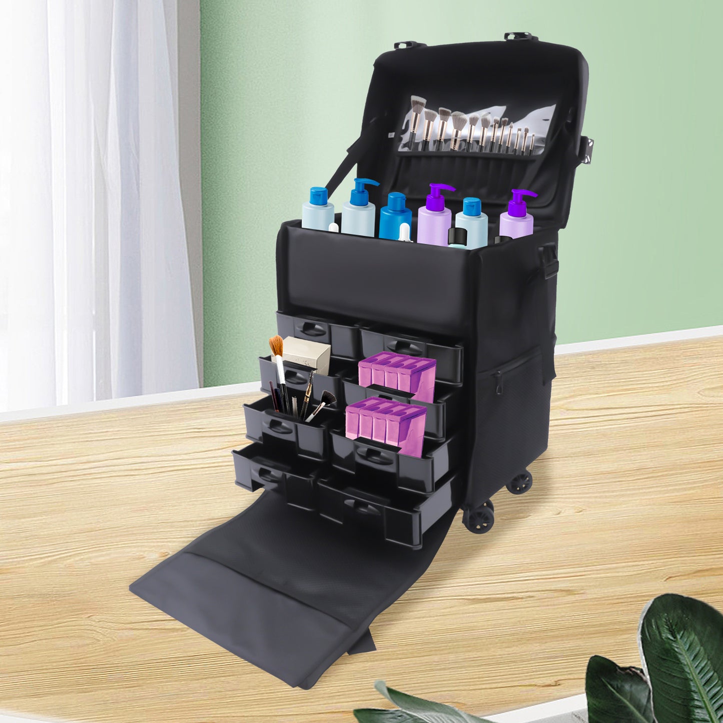 Hairdressing Tool Kit Salon Hairdressing storage cabinet, For Storing Hair Clips, Hair Dryers, Straighteners, And Other Hairdressing Tools, Or For Storing Jewelry, Toiletries, Shaving Tools, Etc