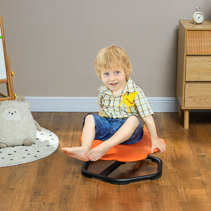 Draaistoel Kids – Sensorische Stoel – Balanceerstoel – Autisme Stoel – Kinderstoel Oranje – Ergonomisch Comfort – Beweging Bevordert Focus