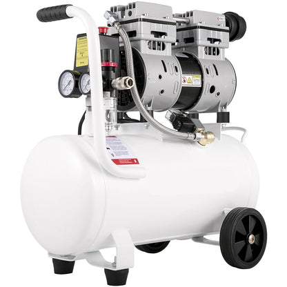 Luchtcompressor – Compressor – Aircompressor – Olievrij – 25 Liter Tank – 115 PSI Druk – Stil En Krachtig