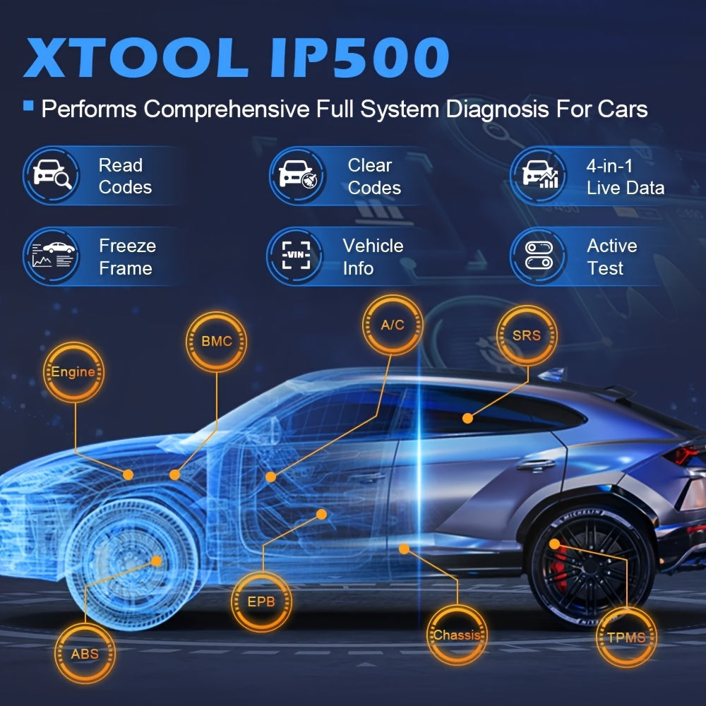 OBD2 Scanner – Diagnoseapparaat – Autodiagnose Tool – Diagnosetool – Voertuigscanner – Volledige Systeemdiagnose – Bidirectionele Besturing