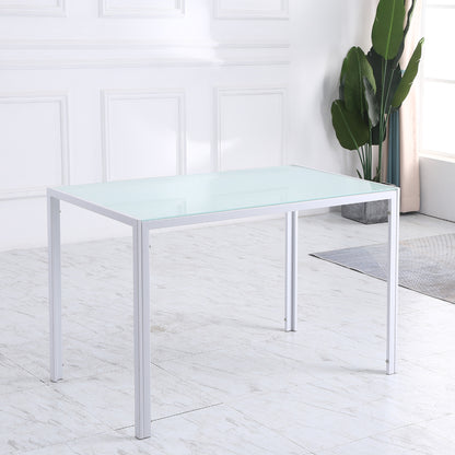 Eettafel – Tafel – Keukentafel – Eetkamertafel – Witte Tafel – Modern Design – Groot Formaat 120x60 cm
