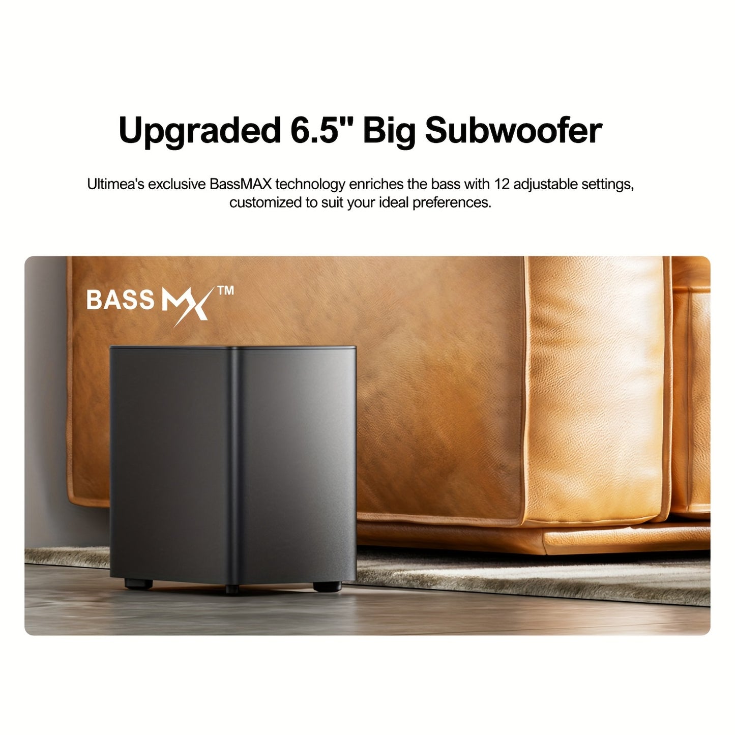 Soundbar – Home Theater Speaker – Surround Geluidssysteem – TV Luidspreker – Draadloze Subwoofer – 460W Piekkracht – 7.1 Kanaals Met App Bediening