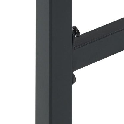 Bar stool 2pcs black 38x38x80cm powder -coated steel, Bar Seating, Kitchen Stools, Minimalist Stool, Modern Bar Stools, Sturdy Material, Durable Metal, Compact Stools