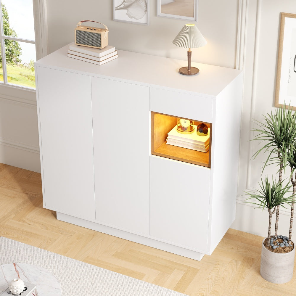 Schoenenkast – Schoenenrek – Schoenenopberger – Schoenenbank – Halmeubel – Wit – Verstelbare Planken en Lades – Ruimtebesparend voor 14-18 Paar Schoenen