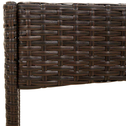 Luxe Loungeset – Loungesets – Tuinset – Outdoor Meubelset – Tuinmeubelen – Weerbestendig Poly Rattan – Comfortabele Afneembare Kussens – Bruin