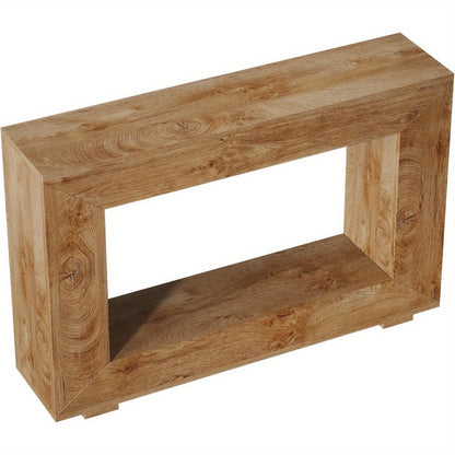 Houten Sidetable – Console Table – Sofa Tafel – Haltafel – Opbergtafel – Slank Design – 120x30x86 cm – Handgemaakt Duurzaam Hout