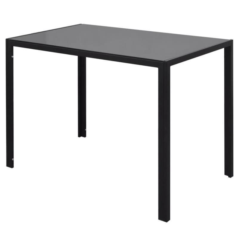 Eetkamerstoel – Eetkamerstoelenset – Stoel – Keukenstoel – Kuipstoel – Set van 7 – Zwart – Comfortabele Stoelen – Modern Design