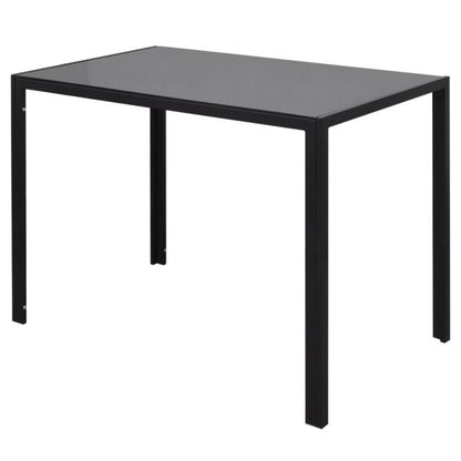 Eetkamerstoel – Eetkamerstoelenset – Stoel – Keukenstoel – Kuipstoel – Set van 7 – Zwart – Comfortabele Stoelen – Modern Design
