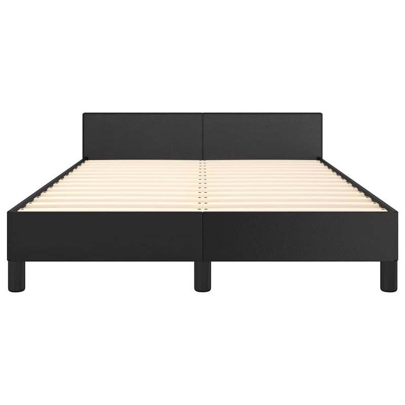 Bed frame con Testiera without Mattress Black 120x200cm Practical, removable, suitable for all seasons, Versatile Bed Frame, Bedroom Furniture, Modern Bedroom, Stylish Furniture, Easy Assembly, Durable Construction, Compact B