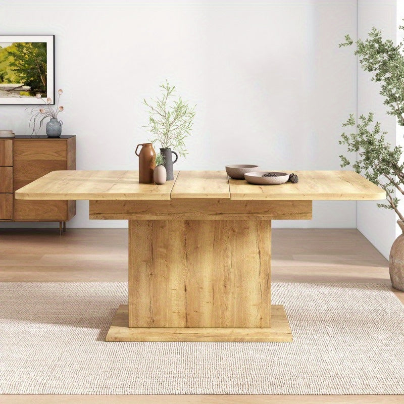 Uitklaptafel – Verlengbare Tafel – Eettafel – Vouwtafel – Tuintafel – Ruimtebesparend – Met Opberglade – 110-130x70x75 cm – Met Stalen Onderstel