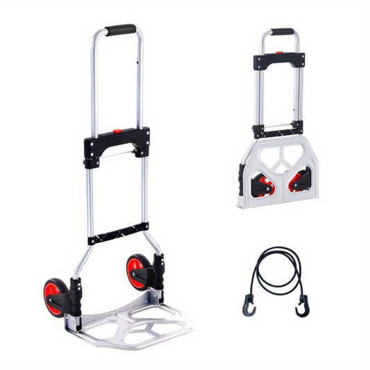 Inklapbare Steekwagen – Vouwkar – Handkar – Transportkar – Trolley – Aluminium Frame – All-Terrain Wielen