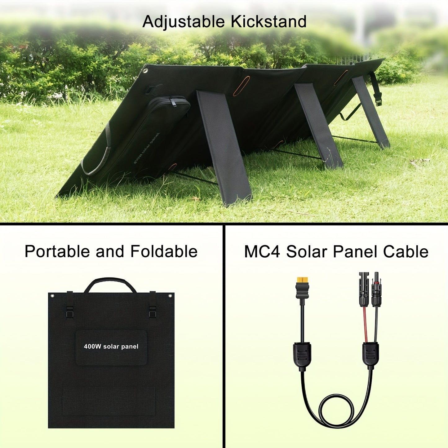 Zonnepaneel – Draagbaar Zonnepaneel – Opvouwbaar Zonnepaneel – Solar Charger – Powerstation Zonnepaneel – 200W Hoog Vermogen – Compact & Weerbestendig