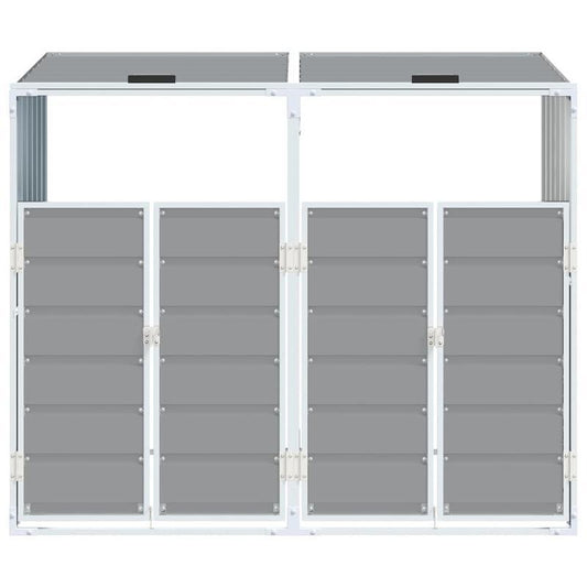 Afvalbak Buiten – Vuilnisbak – Afvalcontainer – Prullenbak – Stalen Bak – Grijs – 2 Ton Capaciteit – Weerbestendig En Roestvrij