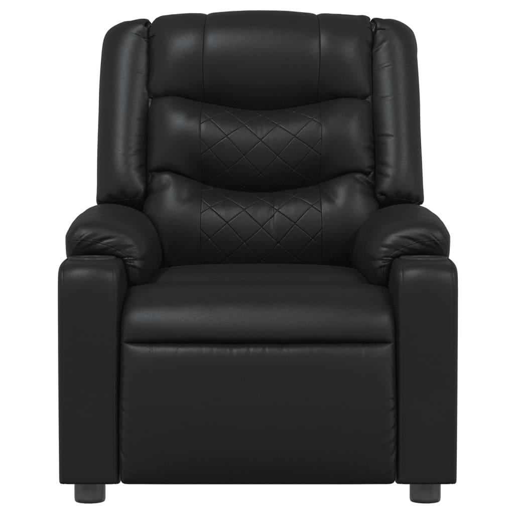 Elektrisch Verstelbare Relaxstoel – Elektrische Fauteuil – Relax Fauteuil – Verstelbare Stoel – Elektrische Loungestoel – Zwart Kunstleer – Verstelbaar Tot 135 Graden