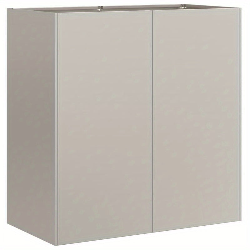 Plantenbak – Verhoogde Bak – Bloembak – Buitenpot – Bloempot – Weerbestendig Staal – Roestig Design – 80x40x80 cm