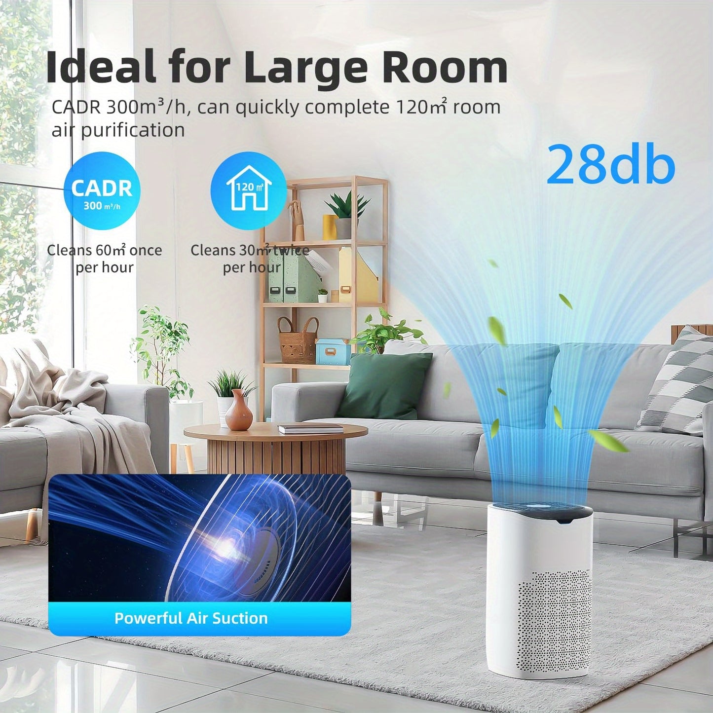 Luchtbevochtiger – Humidifier – Aromatherapie Diffuser – Ultrasoonbevochtiger – Stille Luchtbevochtiger – 4L Reservoir – 300 ml/h Neveluitstoot – 30 Uur Gebruikstijd – Top Fill Design – Automatische Uitschakeling