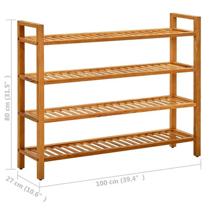 Schoenenrek Organizer – Schoenenkast – Schoenhouder – Schoenopberger – Schoenrek Met Grote Capaciteit – Stevige Constructie – Ruimtebesparend – Geen Montage Nodig – Variant Brun