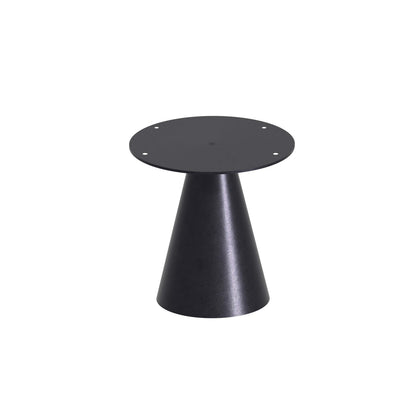 Tafelonderstel – Tafelvoet – Tafelpoot – Tafelonderdeel – Tafelframe – Metaal en Hout – Diameter 60 cm zwart conisch