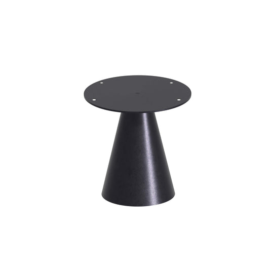 Tafelonderstel – Tafelvoet – Tafelpoot – Tafelonderdeel – Tafelframe – Metaal en Hout – Diameter 60 cm zwart conisch