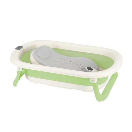 Opvouwbare Hondenbadkuip – Hondenbad – Hondenwasbak – Hondenbassin – Puppybad – Compact & Ruimtebesparend – Met Waterafvoerplug – 43x71x18,5 cm – Lichtgewicht & Anti-slip – Groen