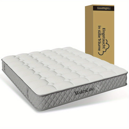 Orthopaedic Cold Foam Mattress 120x200cm with 7-Zone Pocket Spring Core, H3 Medium Firmness, 20cm Height, 4 Handles & Vacuum Packaging - Back-Friendly Support for Spinal Alignment, Pressure Relief & Optimal Relaxation, Durabl