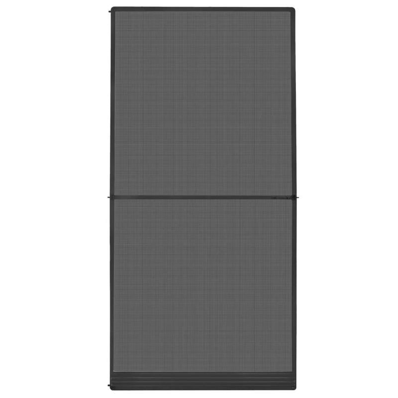 Hor – Deurhor – Insectenhor – Horrengaas – Hordeur – Antraciet Kleur – 120x240 Cm – Metaal Frame