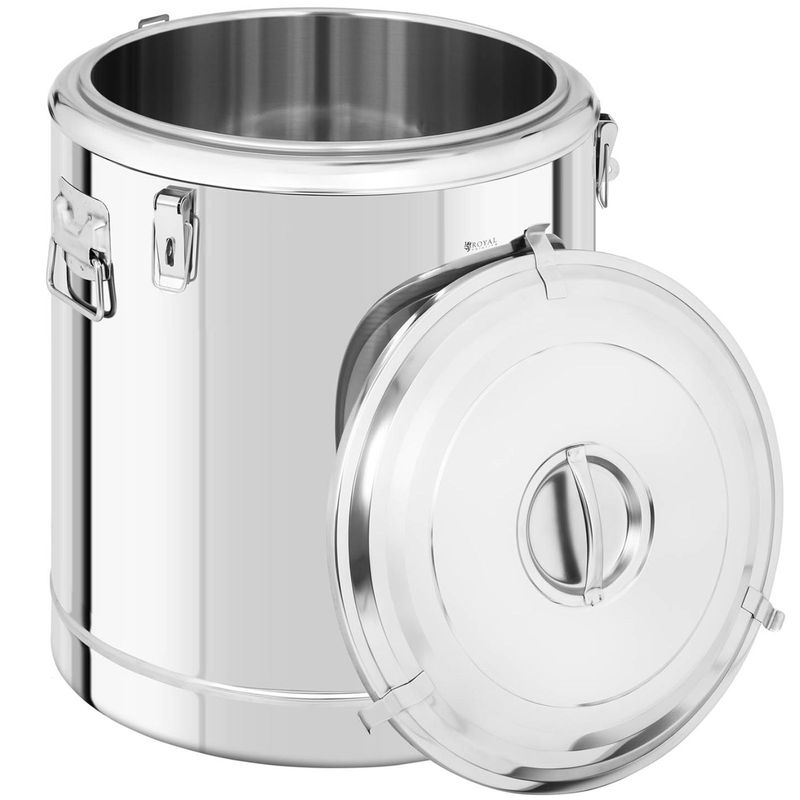 Thermoskan – Isoleerkan – Warmhoudkan – Voedselcontainer – Etensthermos – 80 Liter Capaciteit – Roestvrij Staal