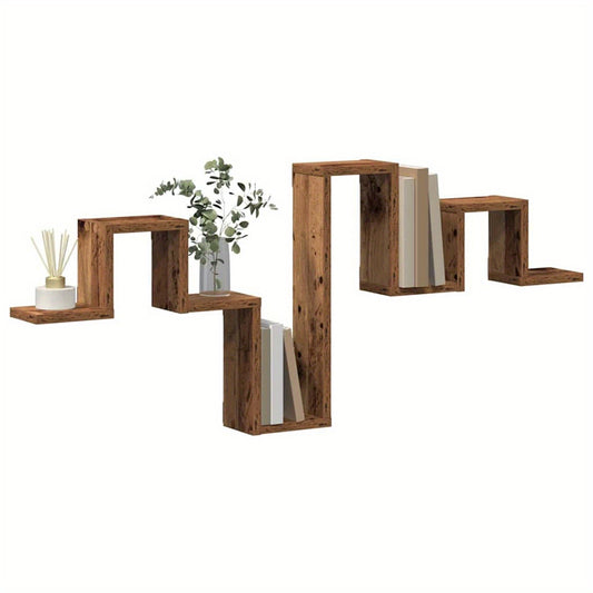 Wandplank – Muurplank – Opbergplank – Decoratieve Plank – Wandrek – Classic Variant – Ruimtebesparend 104,5 cm – Duurzaam Kunststof