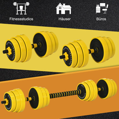 Verstelbare Dumbbell Set – Verstelbare Halter – Krachttraining Set – Gewichtsschijven Set – Thuis Fitness – 25 kg – Ergonomische Grip – Duurzaam Gehard Materiaal