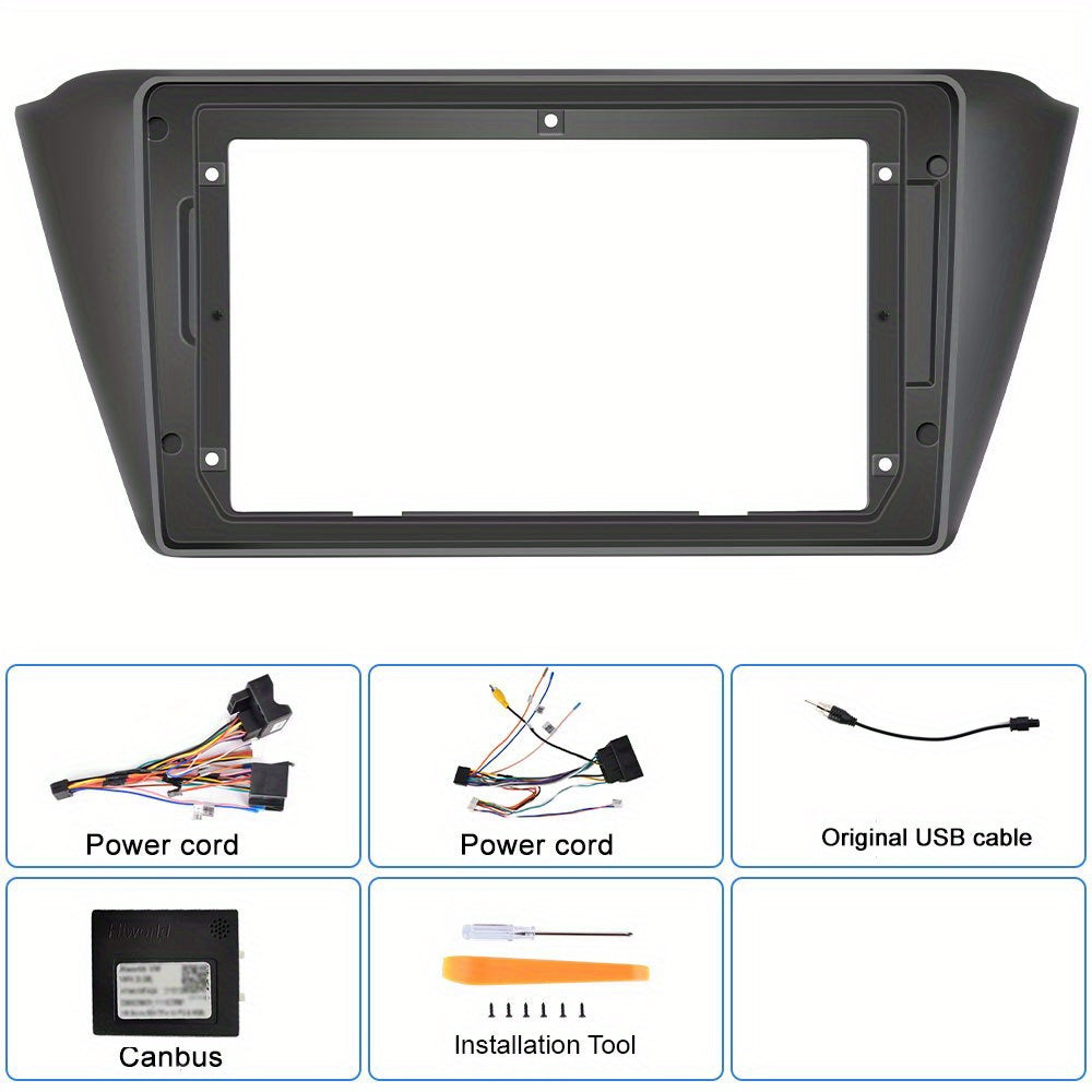 Car Radio – Autoradio – Multimedia Systeem – InCar Navigation – Dashboard Unit – 9-Inch Touchscreen – 4GB RAM 128GB Opslag – Draadloos CarPlay & Android Auto