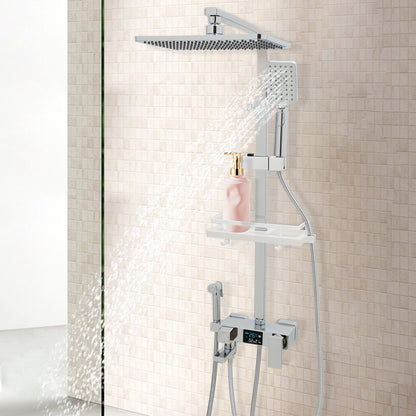 Four Water Outlet Modes Comfortable Shower Adjustable Height Range High Practicability Build to Last Shower System