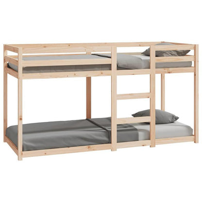 Houten Stapelbed – Hoogslaper – Kinderbed – Etagenbed – Bunkbed – Verstelbare Hoogte 5-Standen – 80x200 cm – Vouwbaar – Zonder Metaal – Lichtgewicht en Ruimtebesparend