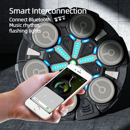 Boksbal speelgoed – Boksmachine – Bokstrainer – Reflexbal – Boksset – Met Bluetooth muziek – Digitale LED-score – Inclusief 2 paar bokshandschoenen