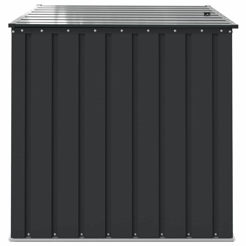 Tuinkist – Tuinbox – Tuinopslag – Opbergkist – Opbergbox – Zwart – Stalen Tuinkist – Ruim Formaat 101,5x107x100 cm