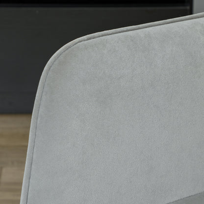 Witte Gestoffeerde Stoel – Zithoekstoel – Eetkamerstoel – Bureaustoel – Leesstoel – Rubberwood Frame – Afneembaar Zitkussen