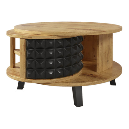 Coffee Table, Swivel Table, Side Table with Concealed Built-in Storage
