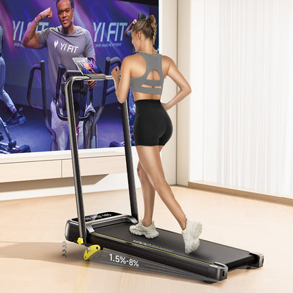 Loopband – Wandelband – Walking Pad – Treadmill – Hometrainer – Inklapbaar – 3 Hellingniveaus – Max. 136 kg Belastbaar