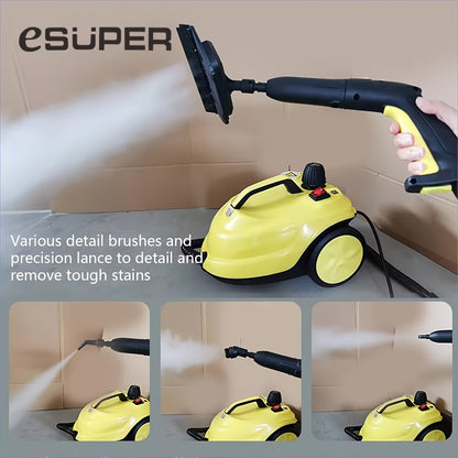 Stoomreiniger – Stoommop – Vloerreiniger – Handstomer – Kanisterstomer – 18 Accessoires – 3 Meter Snoer – IPX4 Spatwaterdicht
