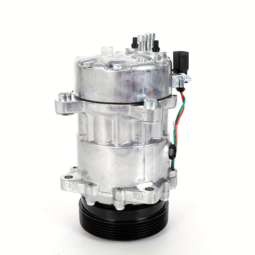 Airconditioning Compressor – Airco Pomp – Klimaat Compressor – Koelmiddel Compressor – R134a Variant – Geschikt Voor VW Audi Skoda – Duurzaam Aluminium – OEM 1J0820803K