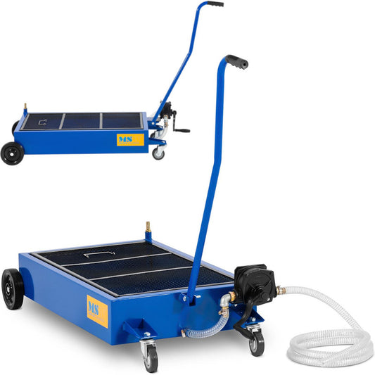 Floor Trolley for Oil Change with Manual Pump 20L/Min 65L