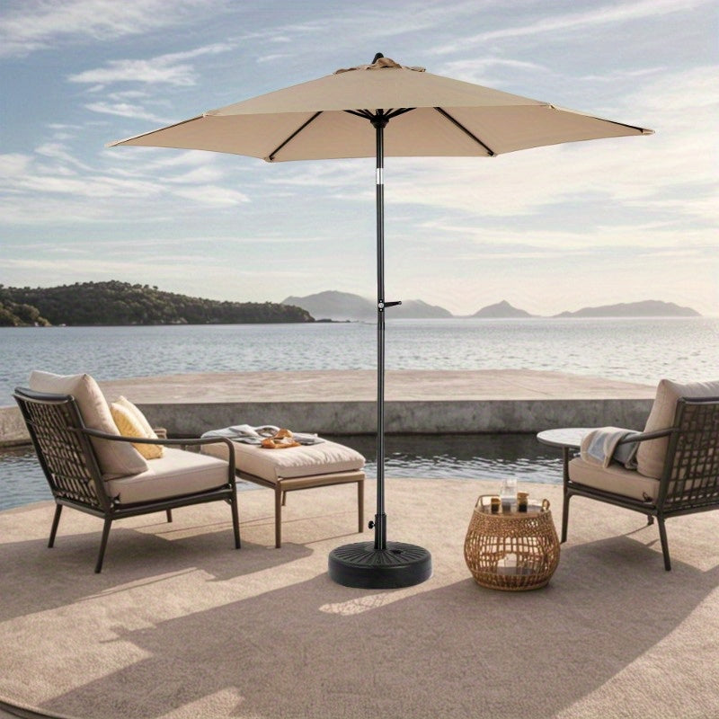 Grote Dubbelzijdige Parasol – Rechthoekige Zonwering – Terrasparasol – Luifel – Buitenscherm – Aluminium Frame – Slingermechanisme Openen Sluiten