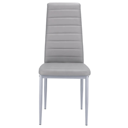 6 x VERUM Gray Eco-Leather Chair