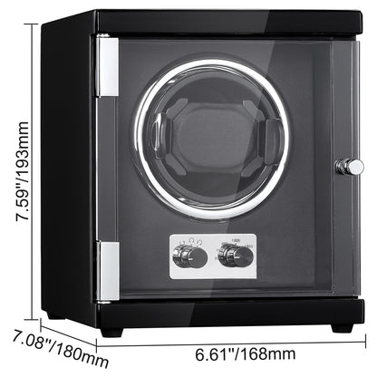 Watchwinder – Horloge Opwinder – Automatische Horloge Winder – Horloge Winder – Horlogedoos – Houten Behuizing – Fluisterstille Mabuchi Motor
