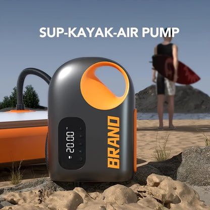 Elektrische Luchtpomp – Opblaaspomp – Compressor – Inflator – Pomp – USB Oplaadbaar – Max 20 PSI – Compact Design Zwart