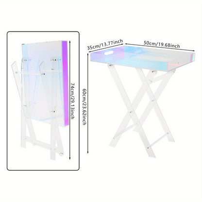 Klaptafel – Vouwtafel – Opvouwbare Tafel – Inklapbare Tafel – Plooitafel – Stevig Tot 10 kg – Ruimtebesparend & Eenvoudig Inklapbaar