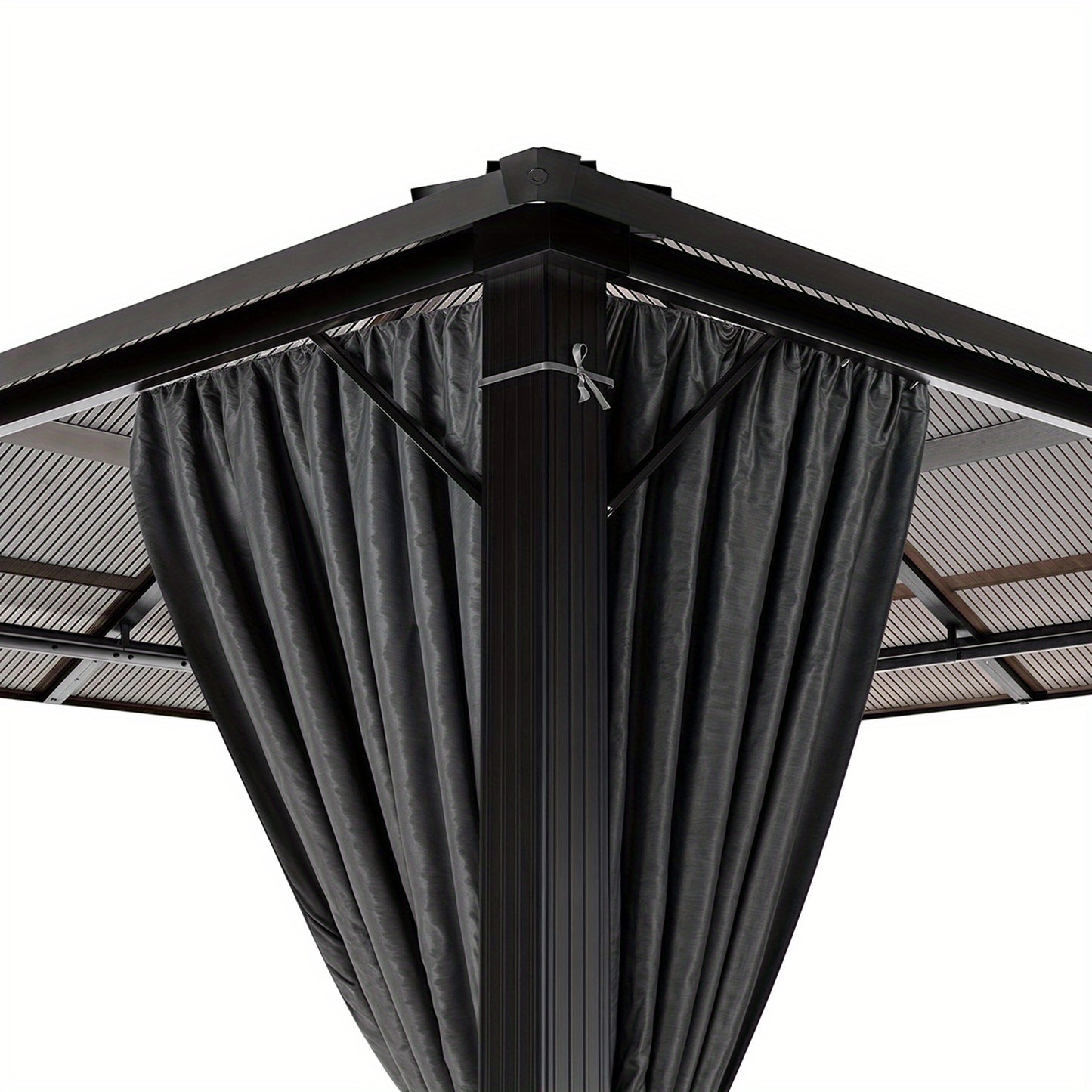 Gazebo – Tuinkamer – Tuinhuis – Partytent – Overkapping – 3x3 meter – Stevig Aluminium Frame – Warmtebestendige Metaal Kolommen