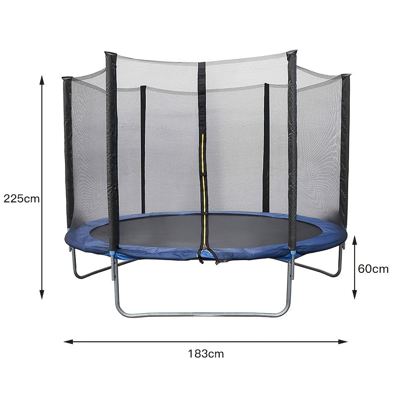 Trampoline – Kindertrampoline – Buitentrampoline – Springkussen – Fitness Trampoline – Rond Ø 182 cm – Stevig Polyester Frame