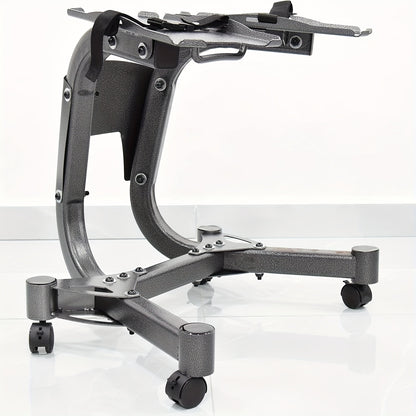 Adjustable Dumbbell Rack with Casters, Maximum Load Capacity 100kg/220 Lbs Dumbbells, Suitable for Home Gym