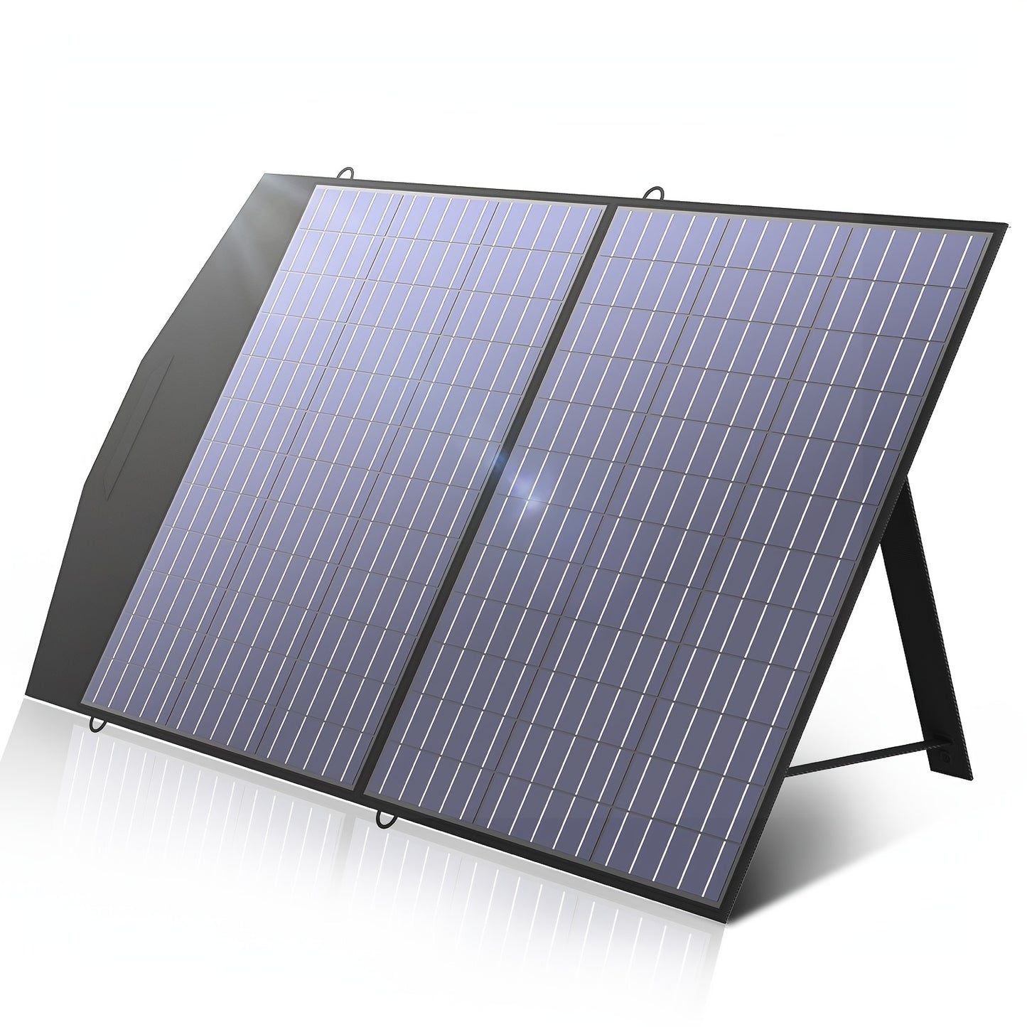 ALLPOWERS 1pc SP027 100W Foldable Solar Panel - Portable Solar Power Station Charger, 22% High-Efficiency Solar Panel Kit with / Output, Lightweight & Compact for RV, Camping, Off-Grid, Laptops, Tablets, Smartphones (Solar-)